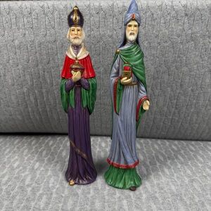 1993 RGA Two Wisemen from Nativity Scene  with Red and Green Accents